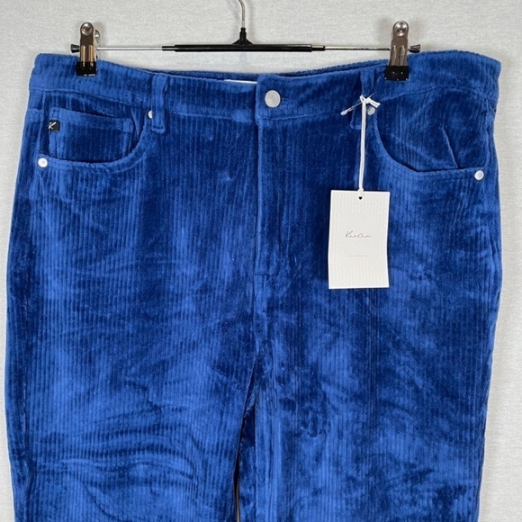 KanCan, Soft Corduroy Pants, Color Blue, Size 14/32, NWT - Picture 3 of 5